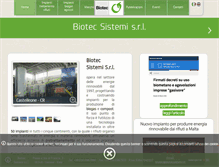 Tablet Screenshot of biotecsistemi.it